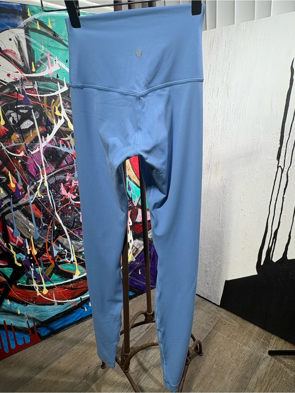 lululemon athletica Light Blue High-Waist Leggings